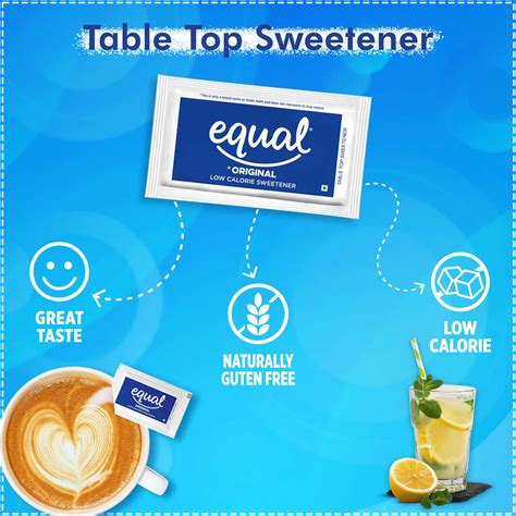Buy EQUAL ORIGINAL LOW CALORIE SWEETENER SUGAR FREE LOW CALORIES SUGAR ...