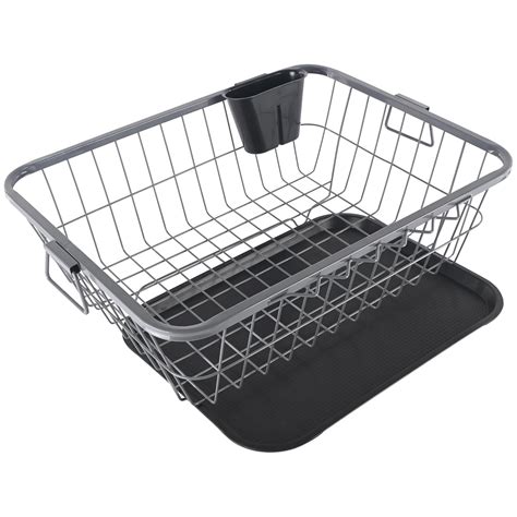 Kuber Industries Stainless Steel Dish Drying Rack for Kitchen with ...