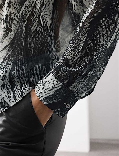 Buy Snake Print Shirt at Marks & Spencer