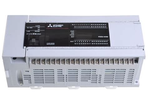 FX5U-64MR/ES Mitsubishi | Mitsubishi FX5U Series PLC CPU for Use with ...