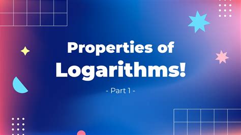 Properties of Logarithms 的图像结果