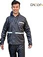 Daelyn Waterproof Reversible Raincoat Jacket and Pant Set for Men Along ...