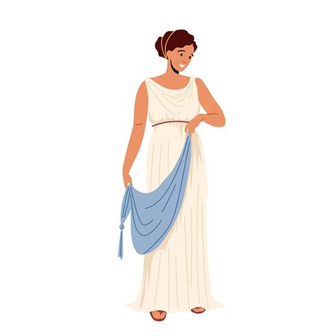 Roman woman in traditional clothes, ancient rome citizen female ...