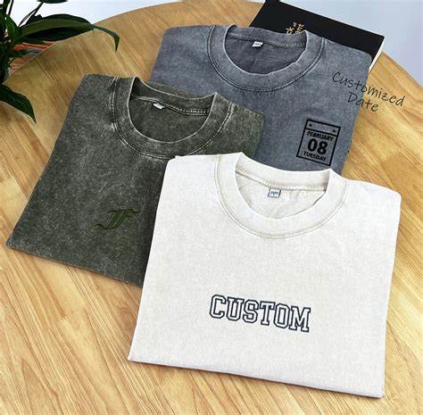 Custom Embroidered T Shirt Personalized Embroidered T-shirts ...