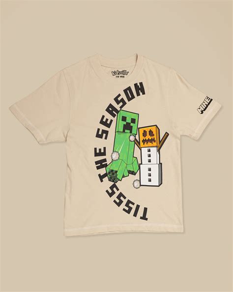 Minecraft Printed Regular Fit Tshirt For Boys – Kidsville
