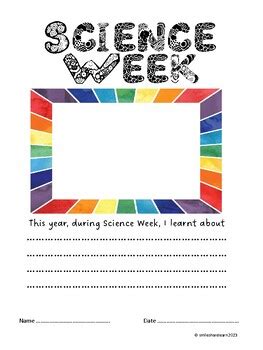 Science Week Template 的图像结果