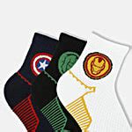 Buy SocksXpress Men's Marvel High Ankle Socks Sports - White, Black ...