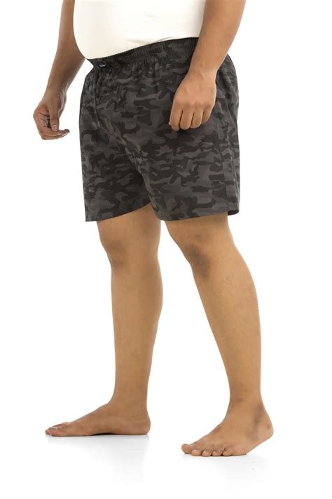 Men Plus Size Printed Boxers-13033 – Big & Bigger