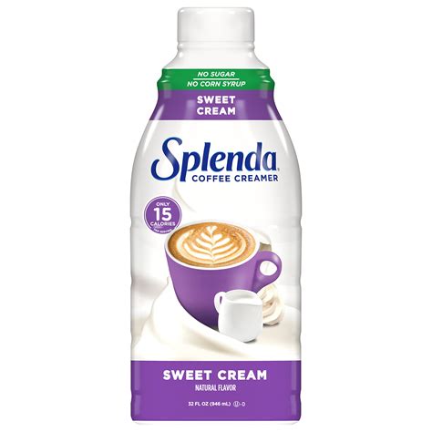 SPLENDA Sugar-Free Sweet Cream Coffee Creamer 32 Fl Oz - Low Calorie ...