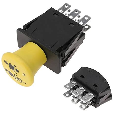 Diskary Lawn Mower PTO Switch Pull/Push 10A 8 Terminals for Exmark Toro ...