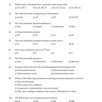 Question Bank d and f-Block Elements - Chemistry Class 12 - NEET PDF ...