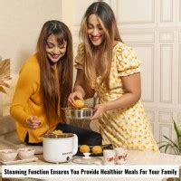 InstaCuppa 3-in-1 Multi Cook Kettle with Steamer | Non-Stick Inner Pot ...