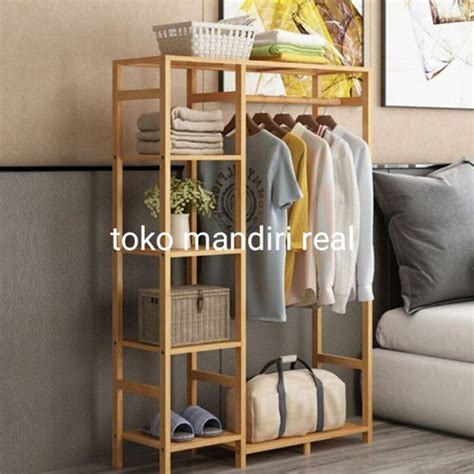 Jual lemari pakaian kayu minimalis 70x35x120 - Kota Tangerang - Toko ...
