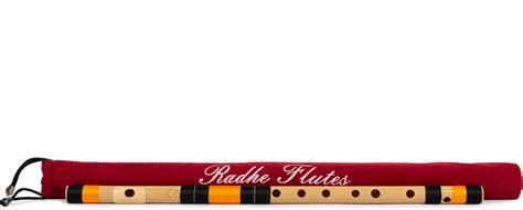 Radhe Flutes | Right Handed C Sharp With Velvet Cover | Tuned With ...