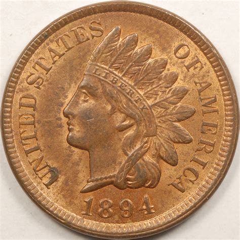 1894 INDIAN HEAD CENTS