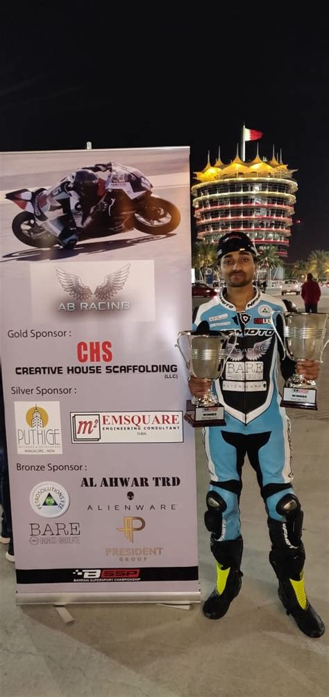 Abdul Sami of Moodabidri wins six consecutive races at Bahrain Super ...