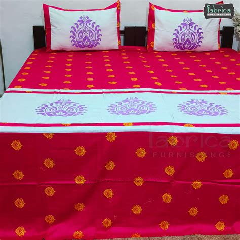 Fabby Royal Designer Embroidered king Size Bed Sheets – Fabrica Furnishings