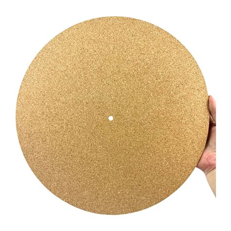 297mm 12inch Record Pad Soft Cork Mat Turntable Slip Mat Pad Diameter ...