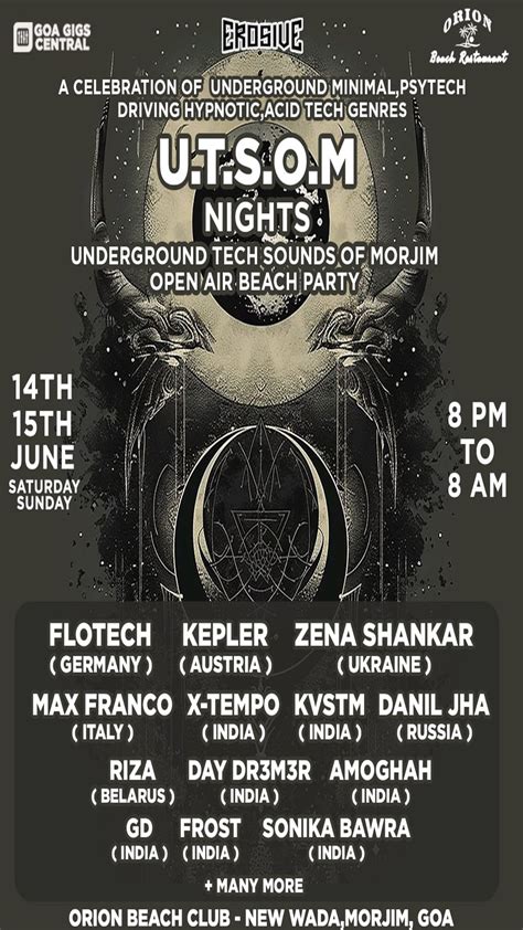 Underground Tech Sounds of Morjim | Goa Beach Rave 2025