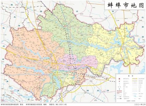 电子版蚌埠市标准地图,免费下载使用！_自然资源