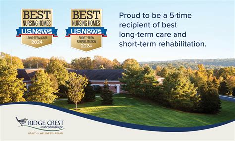 Ridge Crest at Meadow Ridge Recognized Among Best in the Country by U.S ...