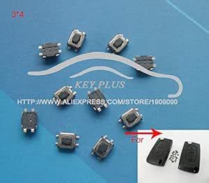 Placehab Branded Original 3 * 4 Car Key Switch Button for Peugeot 307 ...