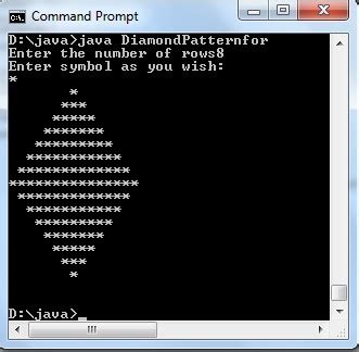 Image result for Diamond Pattern Code in Java