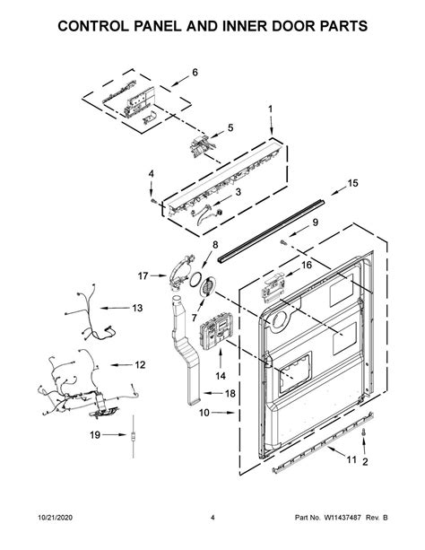 Image result for whirlpool dishwasher parts