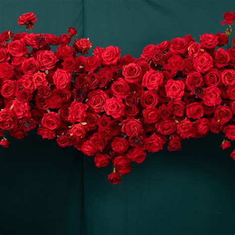 Buy Artificial Rose Flower Arch Set: Wedding Backdrop Decor Online in ...