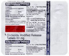 Gliclaglaze Mr 60 Tablet 15 - Uses, Side Effects, Dosage, Price | Truemeds