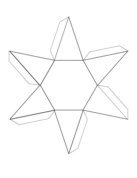 Image result for Printable Net of Pyramid