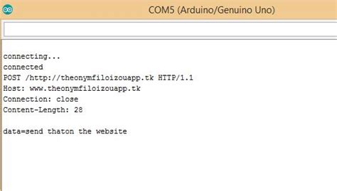 Arduino Unowith Data Upload to Server Using JSON 的图像结果