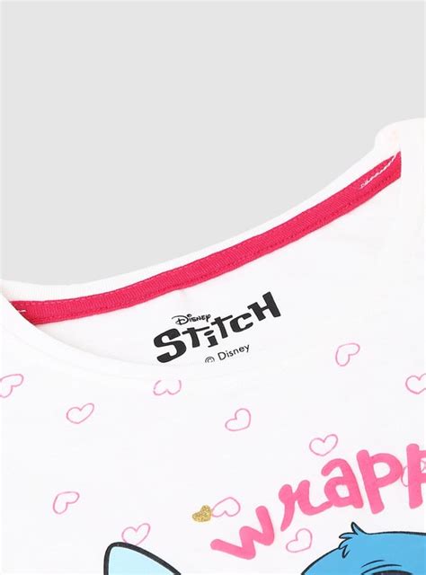 Buy Girls Stitch Printed T-shirt Online at just Rs. 449.0 ...