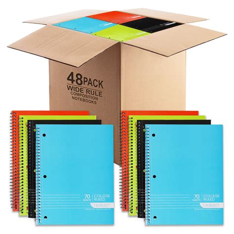 One Subject Notebooks In Bulk