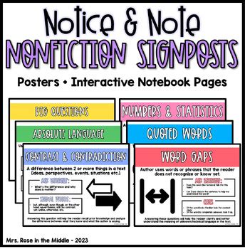 Image result for Notice and Note Signposts Technical Language