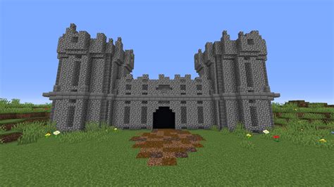 Castle entrance I made : r/Minecraft