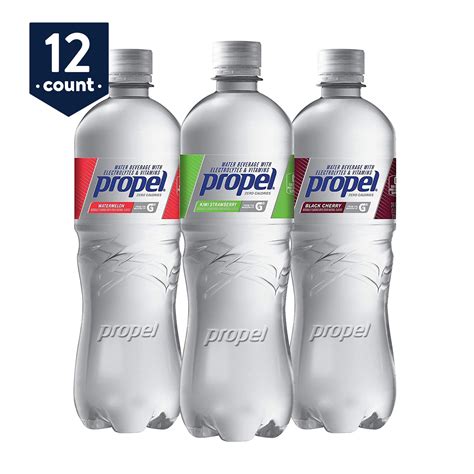 Propel, 3 Flavor Variety Pack, Zero Calorie Water Beverage with ...
