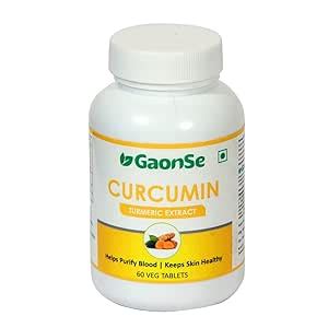 GAONSE CURCUMIN TABLET WITH 95% TURMERIC EXTRACT, NATURAL ANTI ...
