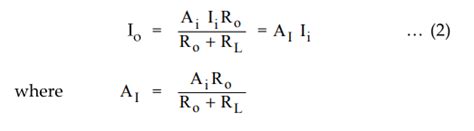 Input and Output Resistance - Feedback Amplifiers