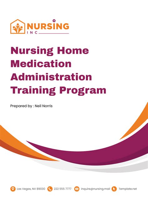 Nursing Home Medication Administration Training Program Template - Edit ...