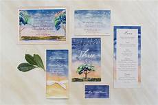Painted Wedding Invitations by Painted Landscape Wedding Invitations Momental Painted Wedding Invitations