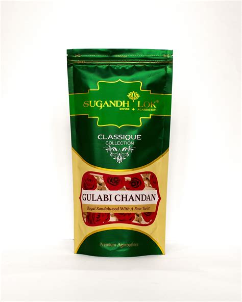 Gulabi Chandan Agarbattis by Sugandh Lok - Made in India