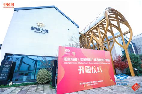 淘宝小镇（中国杭州）电子商务产业园在杭正式开园-中国网