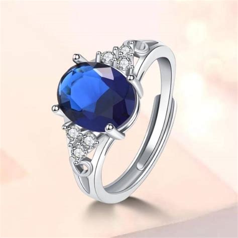 Blue Diamond Rings - Buy Blue Diamond Rings online at Best Prices in ...