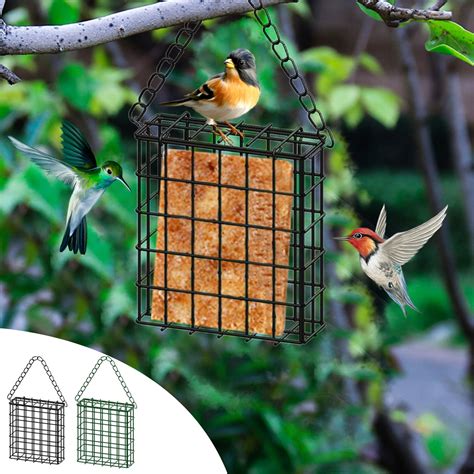 Jacenvly Room Decor Suet Bird Feeders for Outside Suet Bird Feeders Use ...