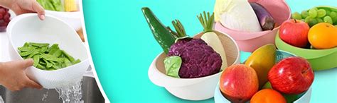 Woogor Rice Pulses Fruits Vegetable Noodles Pasta Washing Bowl ...