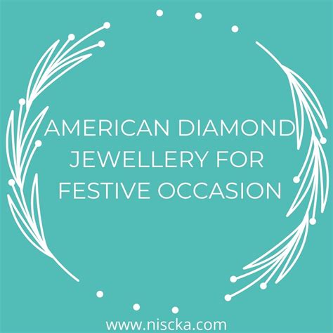 American Diamond Jewellery for Festive Occasion - Niscka