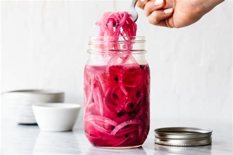 Quick pickled red onions – Artofit