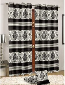 Cortina 210 cm (7 ft) Jacquard Room Darkening Door Curtain Single ...