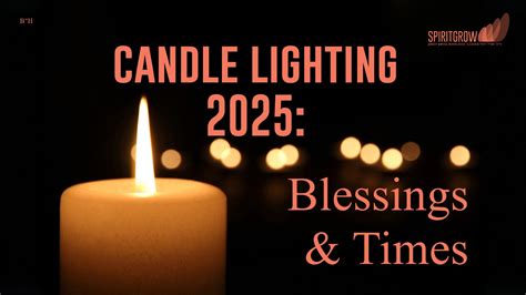 Candle Lighting For Pesach at Darla Urena blog